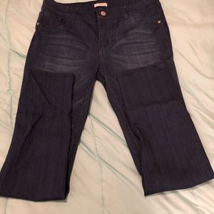 dark colored jeans